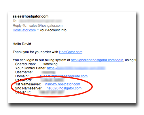 how to connect domain name to hosting server